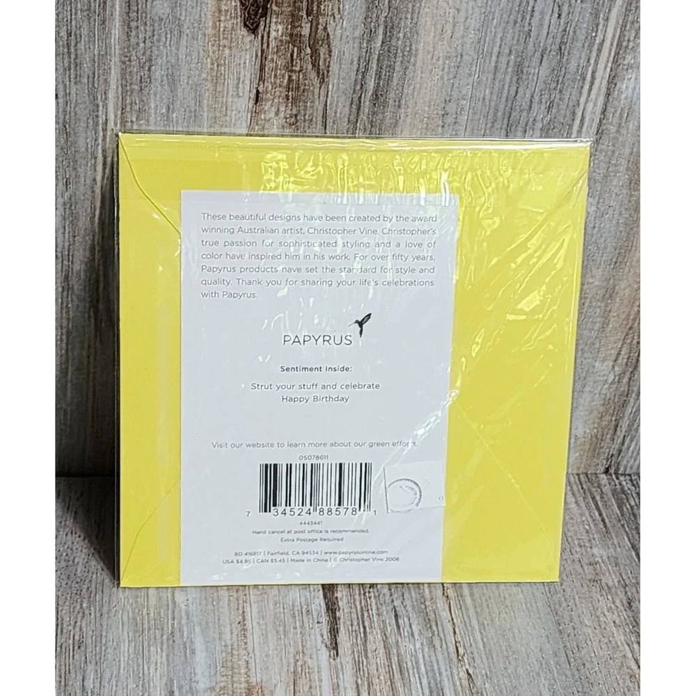 Papyrus Christopher Vine Embossed Fashionista Beaded Bow High Heel Birthday Card